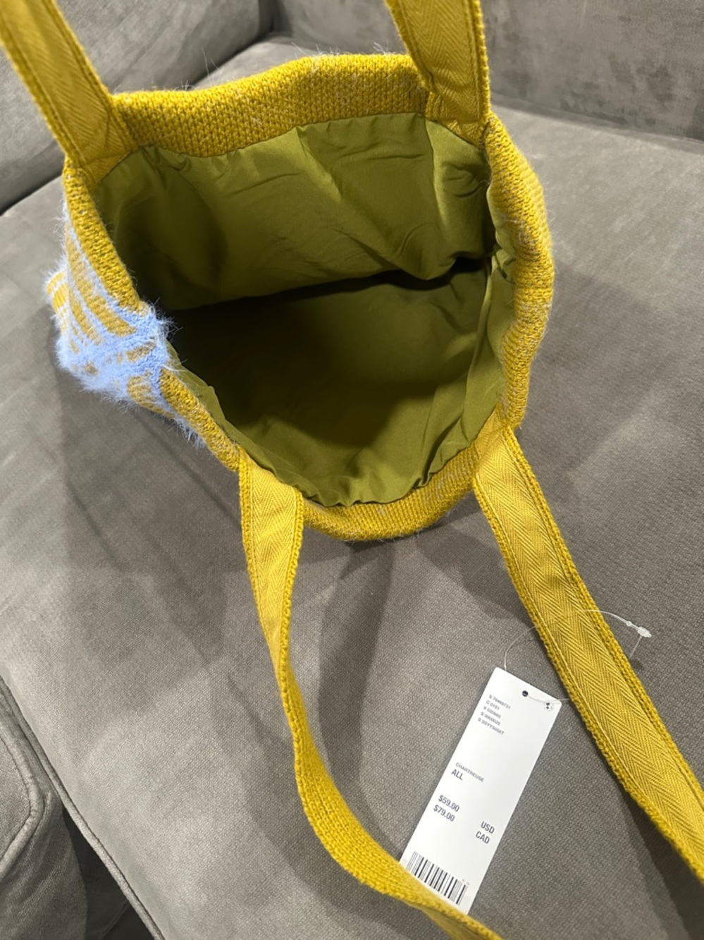 Knit shopper bag - Picture 4 of 6